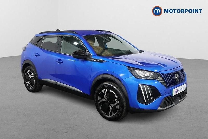 Blue Used 2025 Peugeot e-2008 Allure SUV | £18,499 (Fair price) - Image 1/4