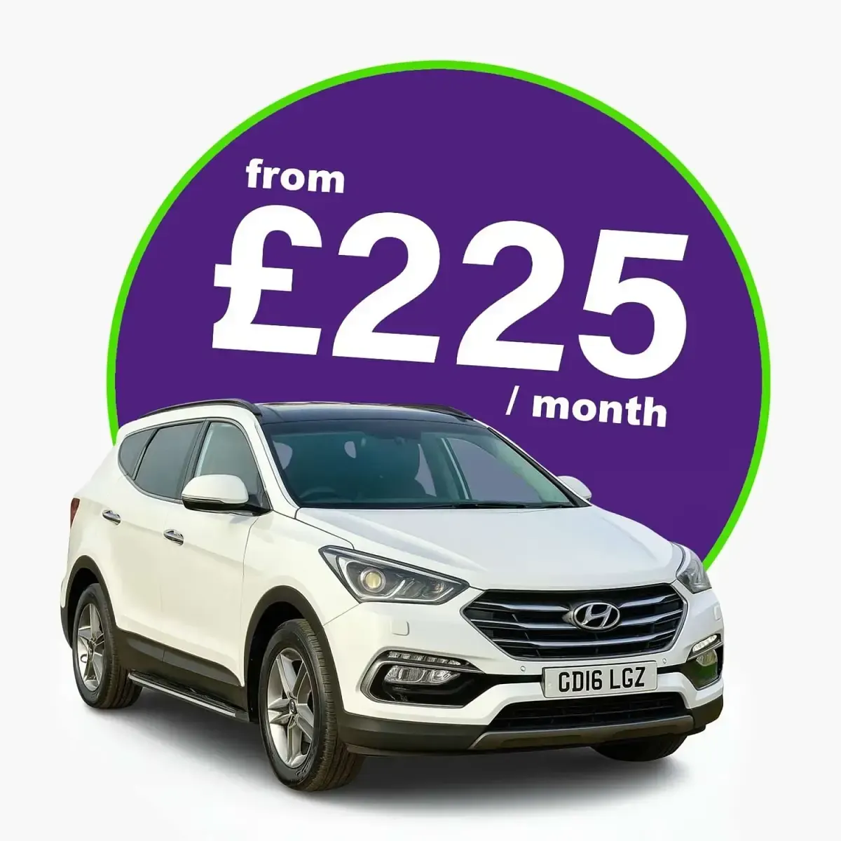 Used Hyundai Santa Fe Premium SE 200 HP (147 kW) 2016 White SUV