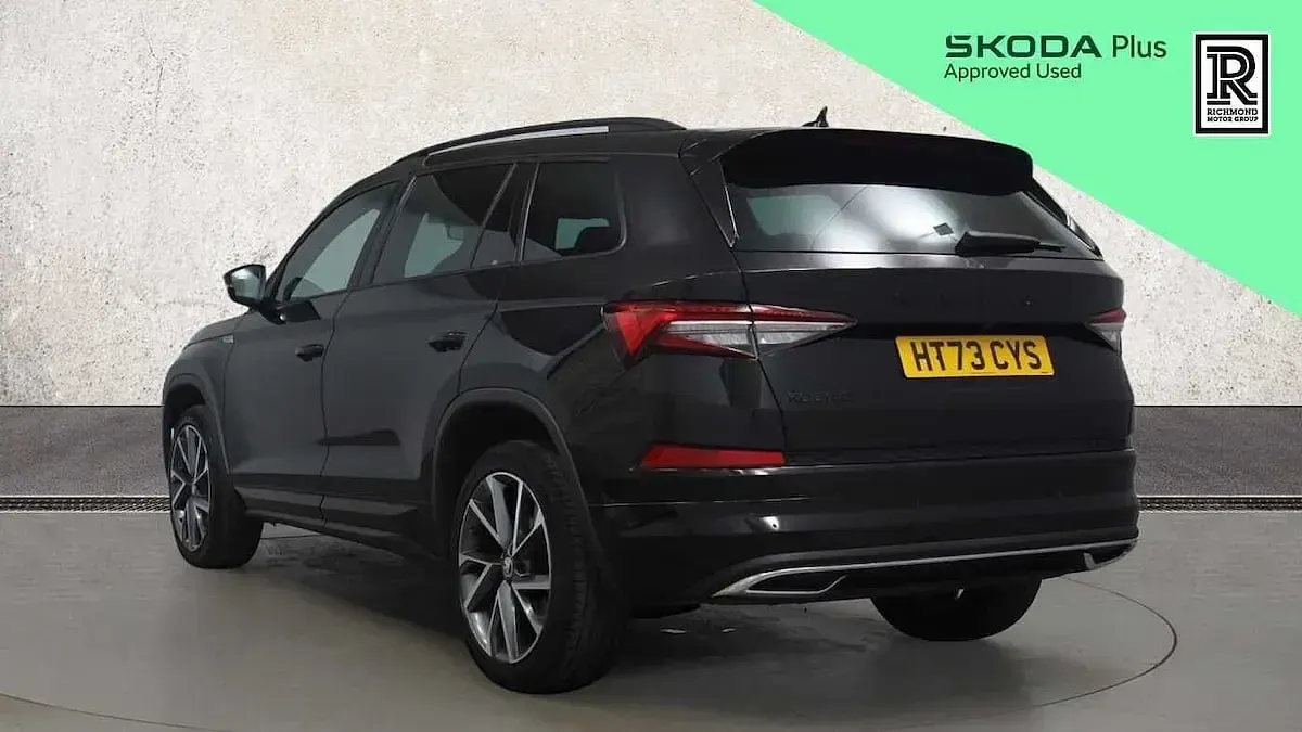 Used Skoda Kodiaq SportLine 150 HP (110 kW) 2023 Black SUV