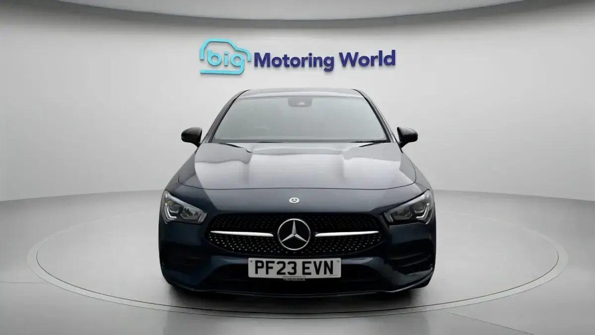 Used Mercedes CLA250e AMG Line Premium 218 HP (160 kW) 2023 Blue Coupe
