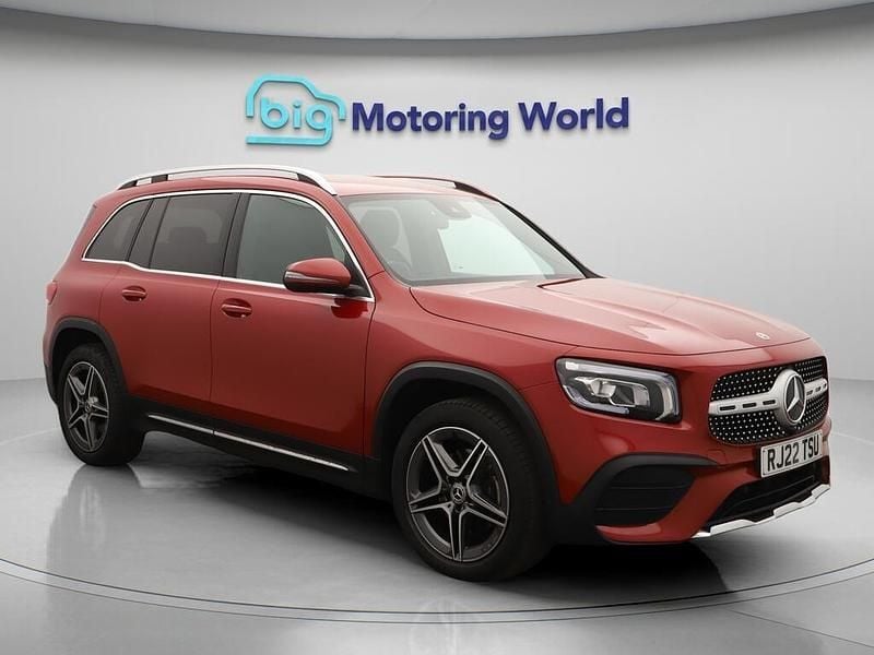 Red Used 2022 Mercedes GLB200 AMG line SUV | £25,700 (Fair price) - Image 1/4
