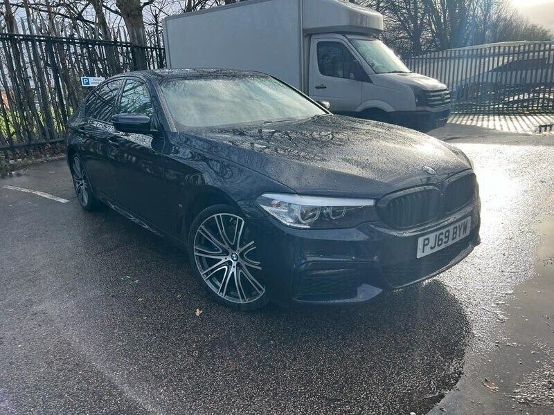 Black Used 2020 BMW 530e M Sport Sedan | £17,495 (Fair price) - Image 1/4