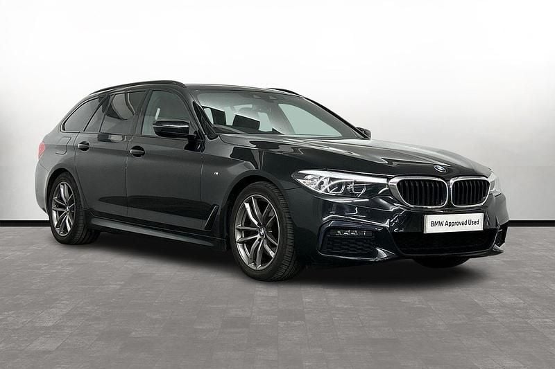 Black Used 2019 BMW 520 M Sport Estate | £19,500 (Good price) - Image 1/3