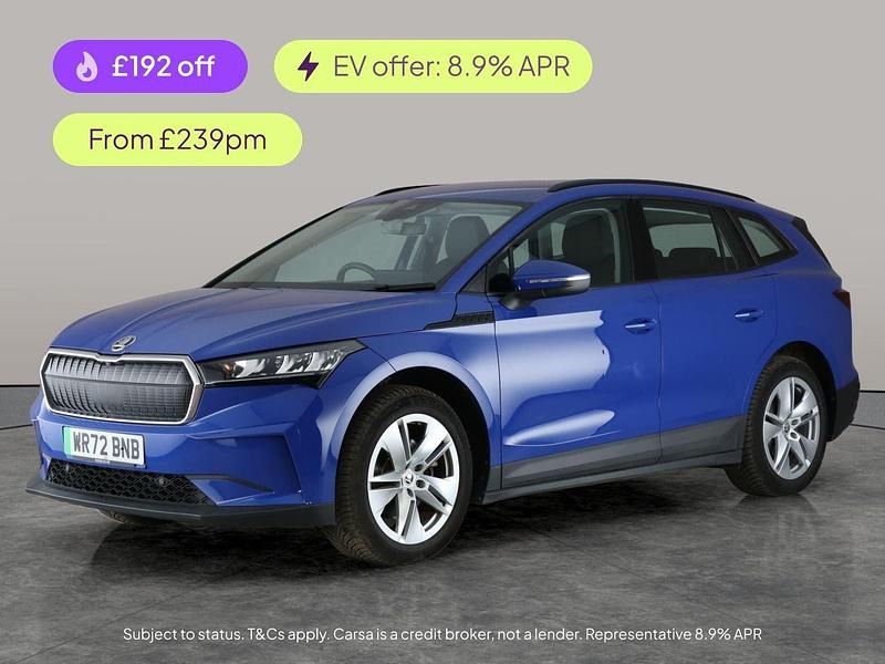 Blue Used 2022 Skoda Enyaq iV ecoSuite SUV | £15,598 (Good price) - Image 1/2