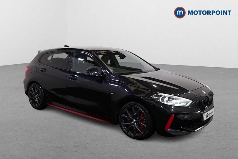 Black Used 2021 BMW 128 Hatchback | £22,399 (Fair price) - Image 1/4
