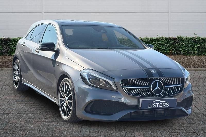 Used Mercedes A200 Premium Plus 156 HP (114 kW) 2018 Grey Hatchback