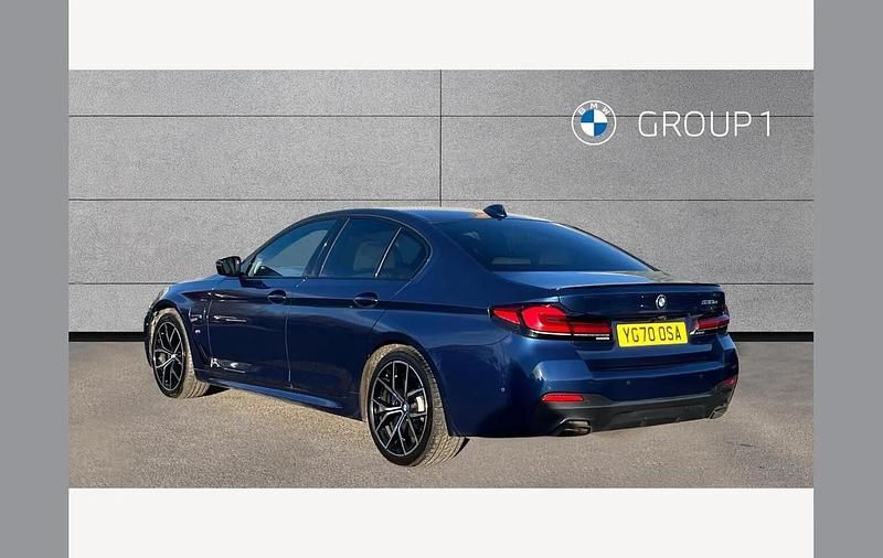 Used BMW 530e M Sport 292 HP (214 kW) 2021 Blue Sedan