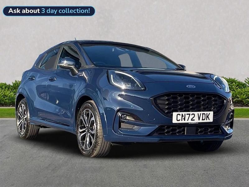Blue Used 2022 Ford Puma Gen-E ST-Line Hatchback | £16,799 (Good price) - Image 1/4