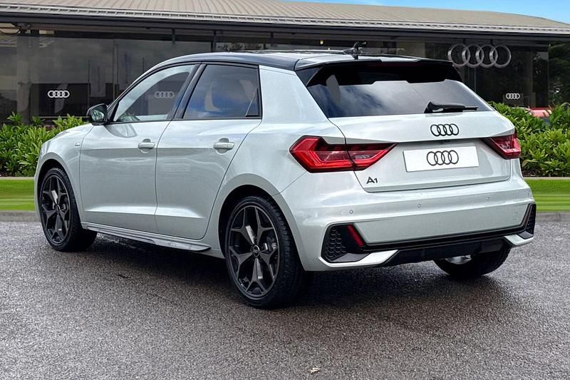 New Audi A1 Sportback Black Edition 2026 Silver Hatchback