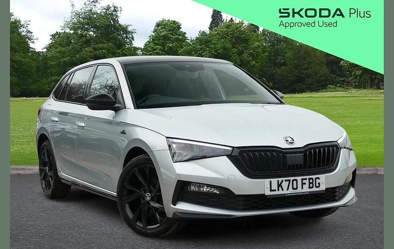 Used Skoda Scala Monte Carlo 148 HP (108 kW) 2021 Silver Hatchback