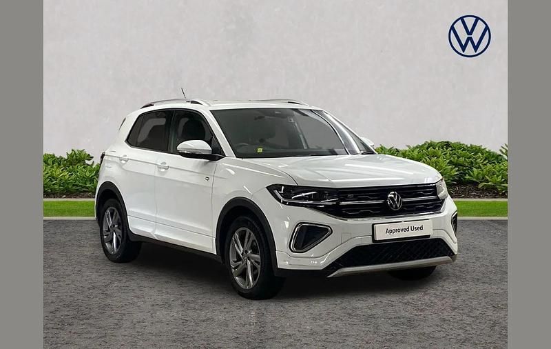 Used VW T-Cross R-line 150 HP (110 kW) 2024 White SUV