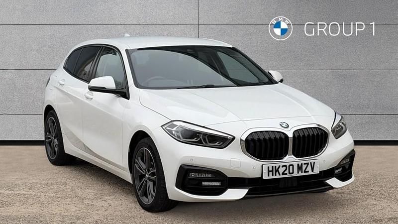 Used BMW 118 Sport Line 150 HP (110 kW) 2020 White Hatchback