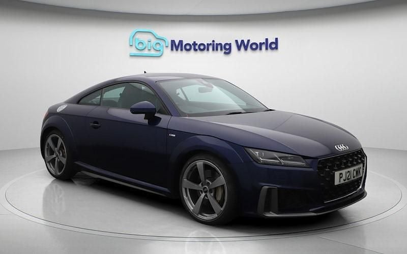 Used Audi TT S-Line 245 HP (180 kW) 2021 Blue Coupe