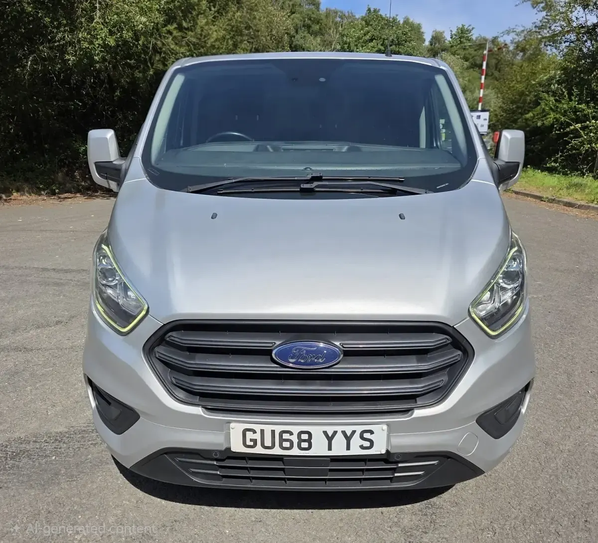 Used Ford Transit Custom Trend 130 HP (95 kW) 2018 Silver Van