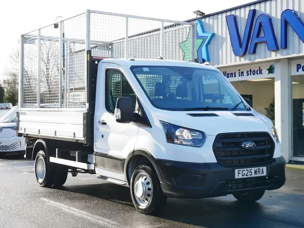 New Ford Transit 130 HP (95 kW) 2025 White Cabriolet