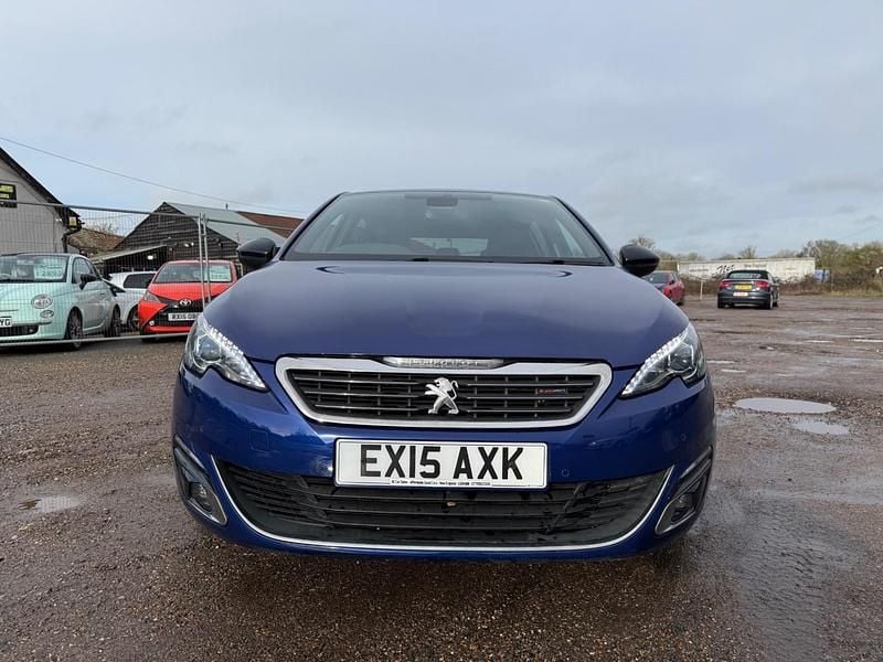 Used Peugeot 308 GT-line 115 HP (84 kW) 2015 Blue Hatchback