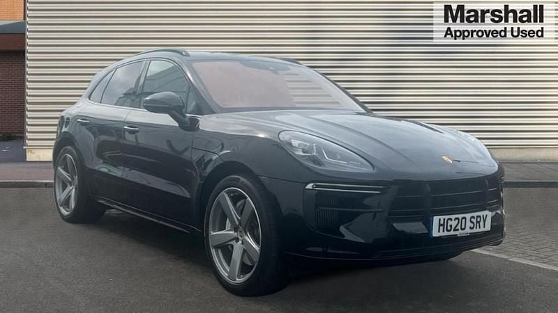 Black Used 2020 Porsche Macan Turbo SUV | £47,950 (Good price) - Image 1/4