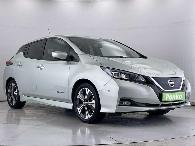 Silver Used 2018 Nissan Leaf Tekna Hatchback | £8,060 (Fair price) - Image 1/3