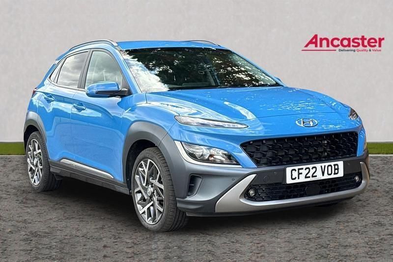Blue Used 2022 Hyundai Kona Premium SUV | £15,999 (Good price) - Image 1/4
