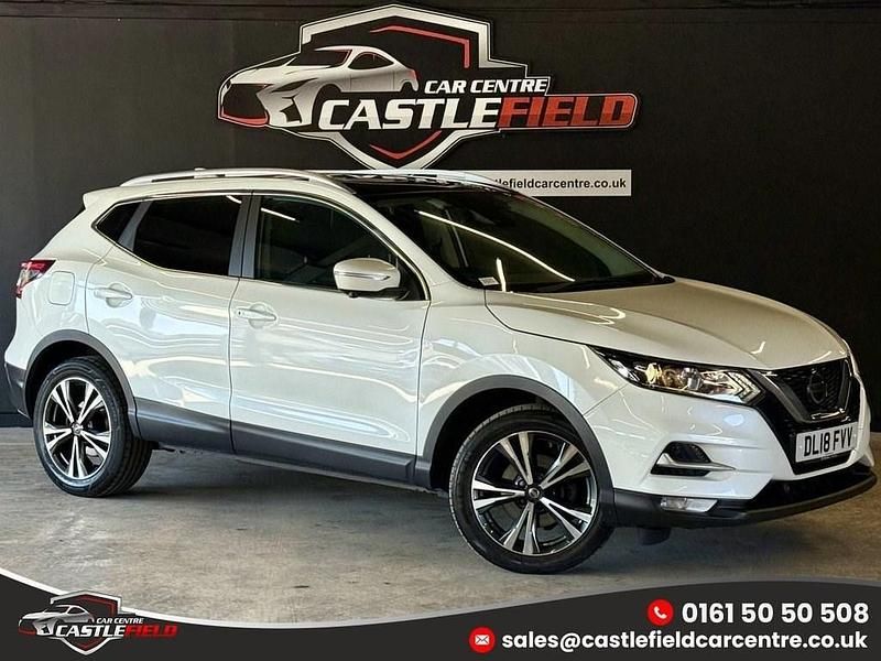 White Used 2018 Nissan Qashqai N-Connecta SUV | £8,495 (Fair price) - Image 1/4