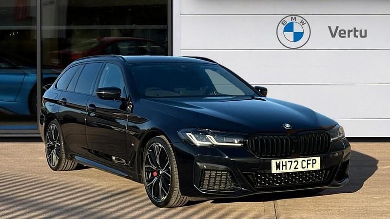 Black Used 2023 BMW 520 M Sport Estate | £34,182 (Expensive) - Image 1/4