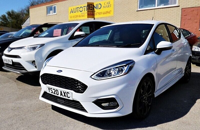 Used Ford Fiesta ST-Line 95 HP (69 kW) 2020 White Hatchback