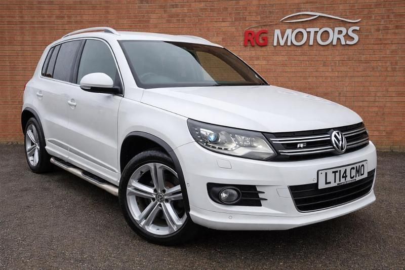 Used VW Tiguan R-line 138 HP (101 kW) 2014 White SUV