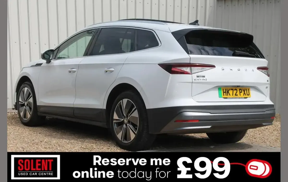 Used Skoda Enyaq iV ecoSuite 150 kW (204 HP) 2023 White SUV