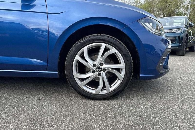 Used VW Polo Style 95 HP (69 kW) 2022 Blue Hatchback