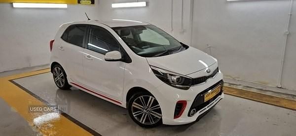 Used Kia Picanto GT-Line 83 HP (61 kW) 2017 White Hatchback