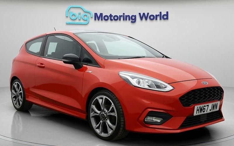 Used Ford Fiesta ST-Line 125 HP (91 kW) 2018 Red Hatchback