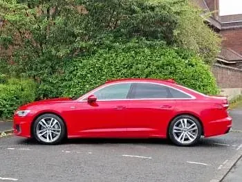 Used Audi A6 S-Line 299 HP (219 kW) 2023 Red Sedan