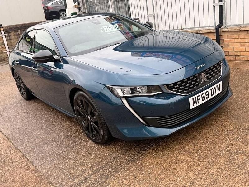 Blue Used 2019 Peugeot 508 GT-line Hatchback | £10,995 (Fair price) - Image 1/4