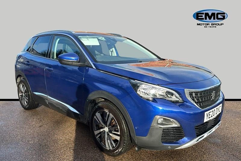 Used Peugeot 3008 Allure 130 HP (95 kW) 2020 Blue Hatchback