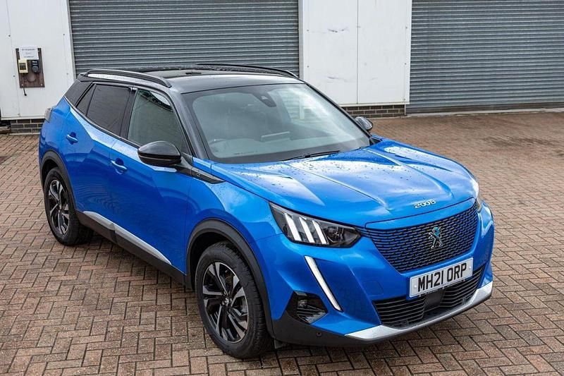 Blue Used 2021 Peugeot e-2008 GTi SUV | £14,475 (Fair price) - Image 1/4