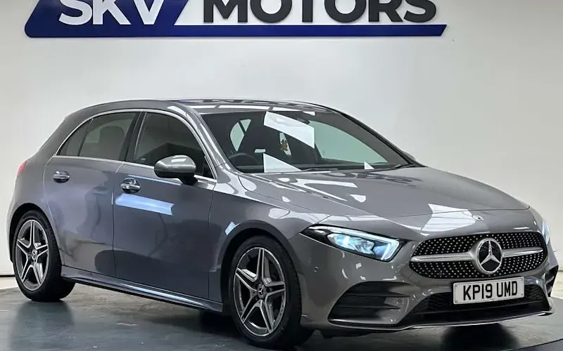 Used Mercedes A200 AMG Line Premium 163 HP (119 kW) 2019 Grey Hatchback