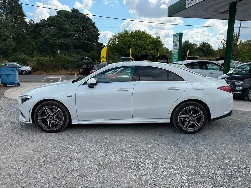 Used Mercedes CLA250e AMG Line Premium 2020 White Coupe