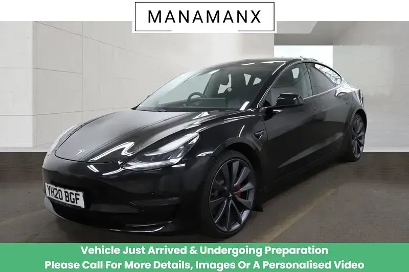 Used Tesla Model 3 Performance 461 kW (627 HP) 2020 Black Sedan