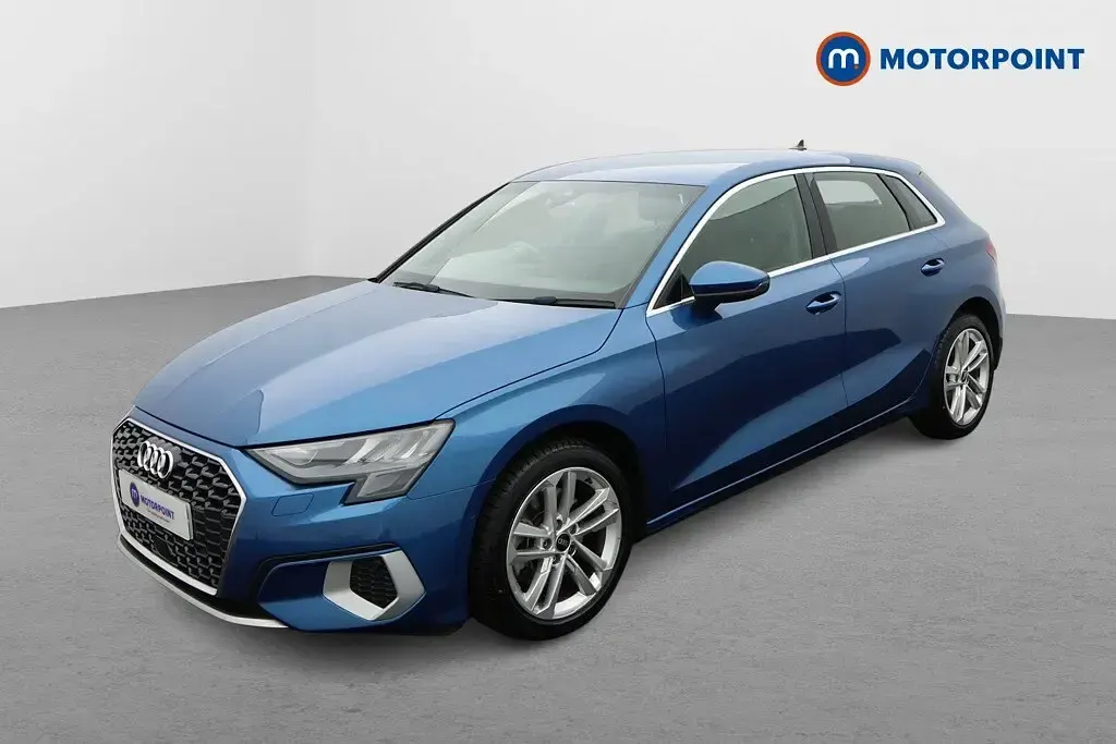 Used Audi A3 Comfort 150 HP (110 kW) 2020 Blue Sedan