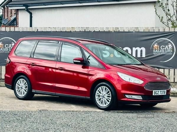 Used Ford Galaxy Zetec 150 HP (110 kW) 2016 Red MPV