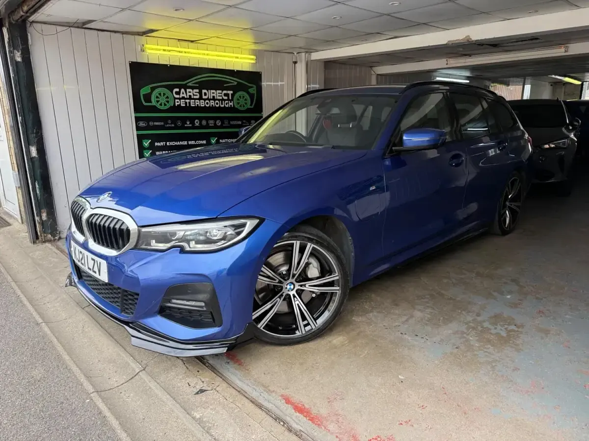 Used BMW 330e M Sport 2021 Blue Estate