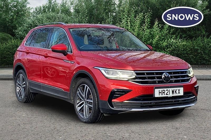 Used VW Tiguan Elegance 190 HP (139 kW) 2021 Red SUV
