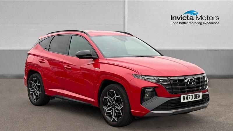 Used Hyundai Tucson N Line 265 HP (194 kW) 2024 Engine red SUV