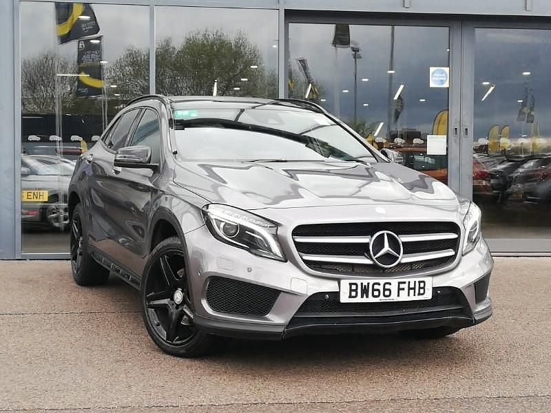 Used Mercedes GLA220 AMG line 177 HP (130 kW) 2017 Grey SUV