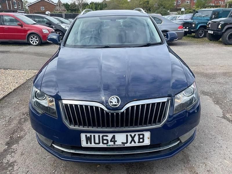 Used Skoda Superb Business Line 140 HP (102 kW) 2014 Blue Estate
