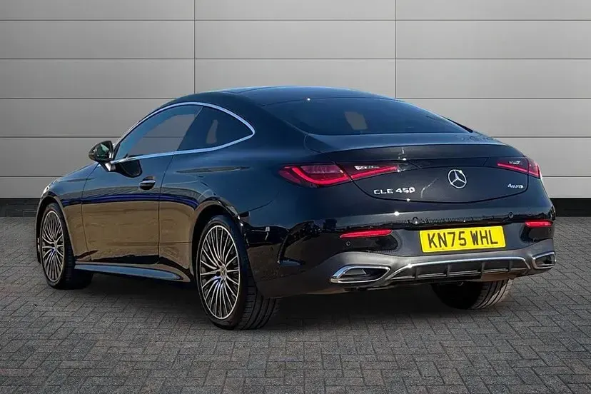Used Mercedes CLE450 AMG Line Premium 397 HP (291 kW) 2025 Obsidian black Coupe