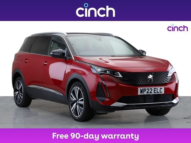 Red Used 2022 Peugeot 5008 Premium MPV | £20,349 (Fair price) - Image 1/3