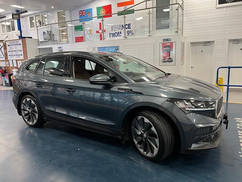 Used Skoda Enyaq iV ecoSuite 131 kW (179 HP) 2021 Grey SUV