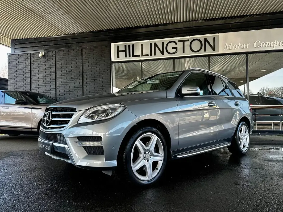 Used Mercedes ML250 AMG line 204 HP (150 kW) 2015 Silver SUV