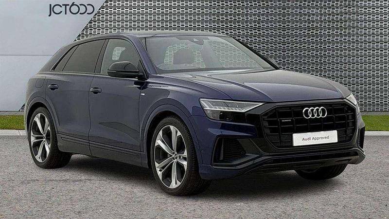 Blue Used 2022 Audi Q8 Black Edition SUV | £44,440 (Good price) - Image 1/4